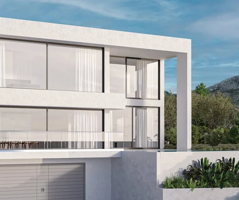 Luxusvilla panorámás kilátással eladó Brelában Horvátországban