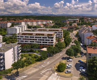 Rijeka, Srdoci, novostavba, třípokojový byt 66,90 m², Budova A, Byt A 43