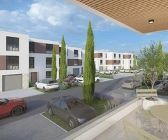 Pula, ático de tres habitaciones 111 m² con garaje en complejo residencial moderno, 2026, segundo piso