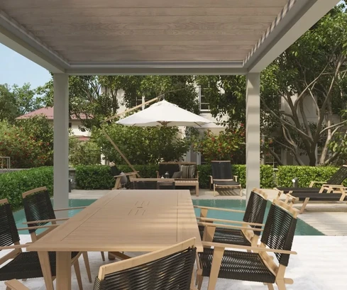 Apartment ,Malinska, 350 m vom Meer, eigener Pool und Garten!