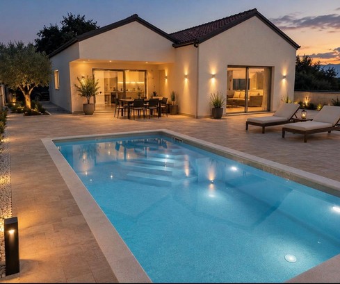 Modern Villa Under Construction – Crno, near Zadar