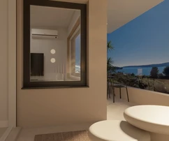 Appartement en première ligne face à la mer