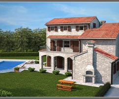 Istria, Svetvinčenat, Duży kompleks działek pod budowę willi