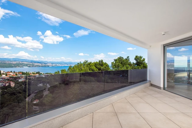 Penthouse à vendre avec vue mer à Opatija en Croatie
