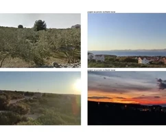 Brač, Supetar, stavební pozemek 928 m2 v zóně M1 s konceptuálním návrhem