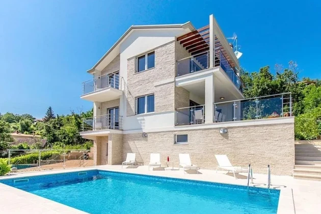 Villa de luxe avec piscine et magnifique jardin, Istrie, Opatija