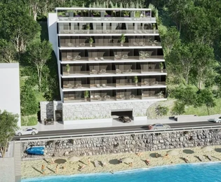 Jesenice, 2-izbový penthouse 105 m2, v prvej línii pri mori s otvoreným výhľadom