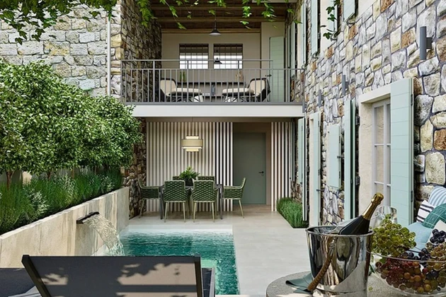 Maison en pierre rénovée disponible à Kaštelir en Croatie
