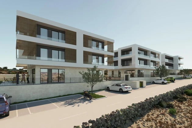 Zadar, Vinjerac, appartamento bilocale A5, vista mare, 2° piano