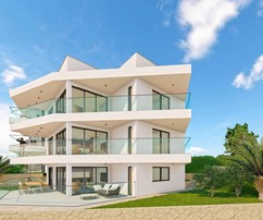 Appartamenti attico Ciovo con vista sul mare e piscina