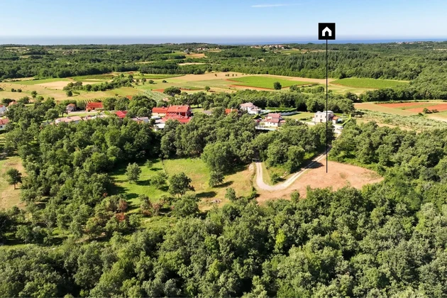 Istria, Vižinada - Działka budowlana z malowniczymi widokami