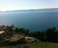 Omiš, Mimice, stavebný pozemok 1563 m², 90 m od mora