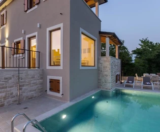 Schönes Einfamilienhaus mit Pool, Istrien, Buje