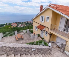 Opatija: Impresionante casa independiente con piscina y vistas panorámicas al mar