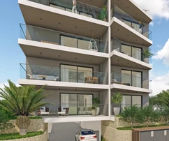 Okrug Gornji, appartamento con due stanze al terzo piano con terrazza sul tetto di 76,04 m²