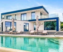 Isztria, Kaštelir: Luxus villa tengerre néző kilátással