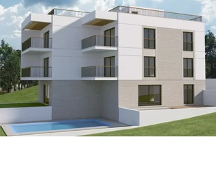 Čiovo, Okrug Gornji, apartamento de dos habitaciones 73 m2 + terraza en la azotea 74 m2, obra nueva