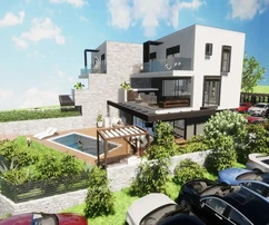 Atractivo apartamento dúplex con vista al mar, ¡a 400 m de la playa!