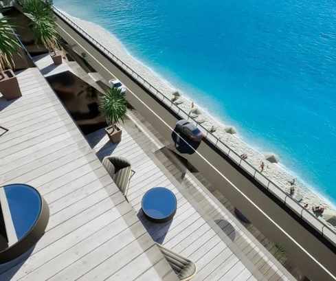 Jesenice, appartement de 2 pièces 112 m2, première ligne face à la mer avec vue dégagée