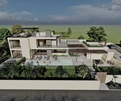 Villa con piscina en venta en el barrio Zemunik Donji en Croacia