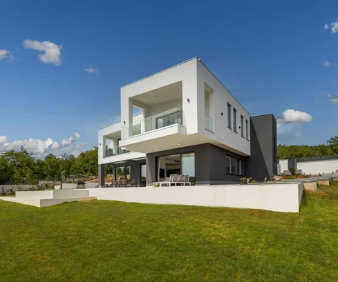 Kostrena, luxusná vila s panoramatickým výhľadom a bazénom