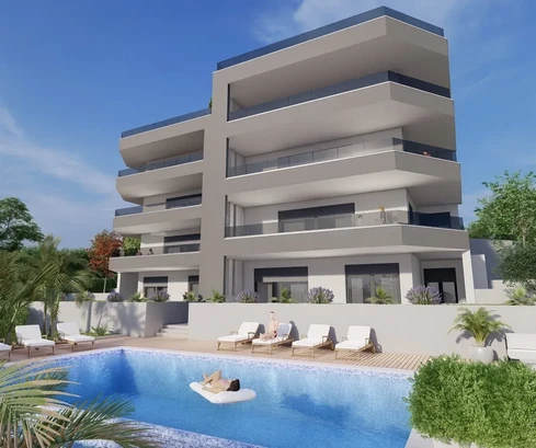 Split, Slatine, cómodo apartamento de 2 dormitorios, 113 m2, vista al mar