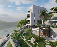 Zweizimmer-Wohnung direkt am Meer in Gradac zu verkaufen in Kroatien