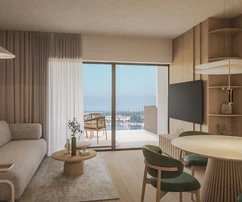 Istria, Umag - Green Tower Residence, apartamento exclusivo con gran terraza y vista al mar