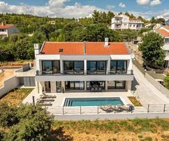 Posedarje, modern és elegáns villa az első vonalban a tenger mellett