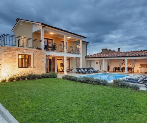 Maison individuelle avec piscine et vue panoramique, Istrie, Poreč