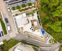 Opatija, Volosko, luksusowy penthouse 267 m², taras na dachu z jacuzzi