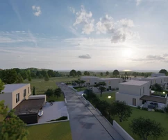 Moderná vila s bazénom na predaj v Kaštelir-Labinci v Chorvátsku