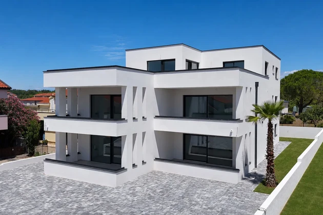 ( S1 ) Luxurious two-room apartment - Private garden - 2 parking spaces