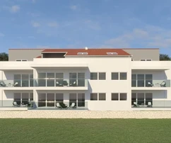 Új lakás nagyszerű elhelyezkedéssel, tengerre néző kilátással, Isztria, Rovinj