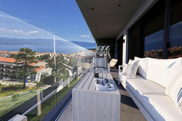 TWO NEW APARTMENTS WITH POOL AND SEA VIEW, 500 M FROM THE BEACH!