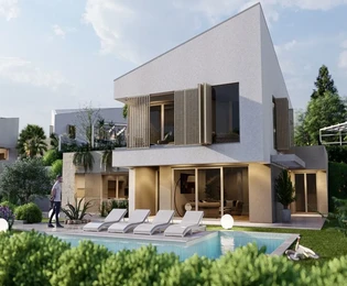 NOVÁ LUXUSNÁ VILA S BAZÉNOM A VÝHĽADOM NA MORE, V EXKLUZÍVNOM REZORTE!