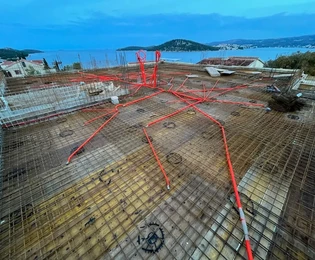 Rogoznica, Ražanj, appartamento con 2 camere da letto 65 m2, garage, vista mare