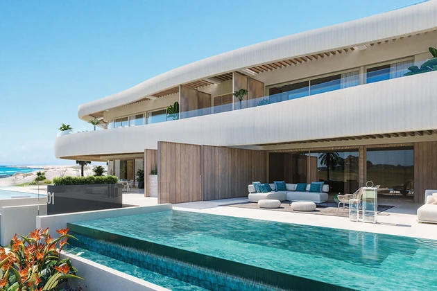 Luksusowy projekt designerski w pierwszej linii Marbella