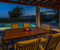 Modern villa for sale right on the waterfront in Okrug in Croatia