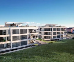 Паг, Повляна, пентхаус с бассейном и видом на море, 140 м²