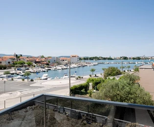 Zadar, Sukosan, luksusowy penthouse z widokiem na morze