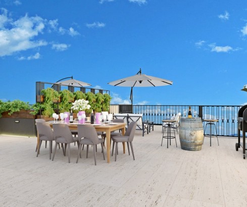 Čiovón modern két szobás apartmanok tengerre néző kilátással