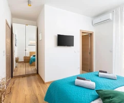 Modern single-story home with a pool for sale in Pula in Croatia