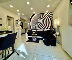 Istrie, Umag: Moderně zařízený apartmán blízko moře