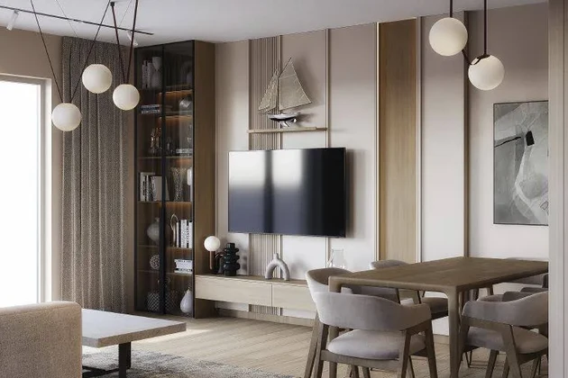 Njivice, nouvelle construction - appartement trois pièces avec vue