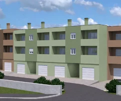 Istria, Parenzo: Appartamento con due camere da letto e garage