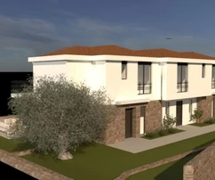 Novostavba s bazénem – zbývá ještě jeden dům, Njivice, ostrov Krk!