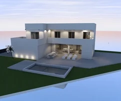 Villa au centre de l'île de Vir avec piscine