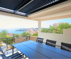 Luxusvilla Čiovón lenyűgöző tengerre néző panorámával és privát medencével