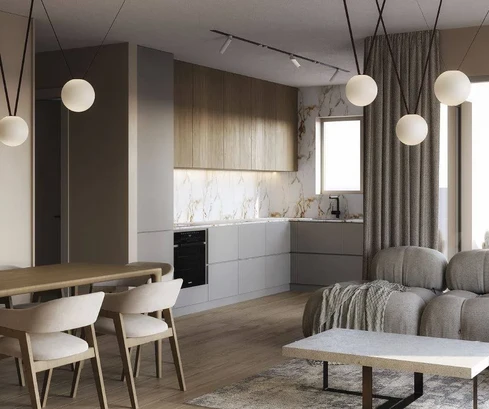 Njivice - Appartamento moderno con tre camere da letto e vista mare